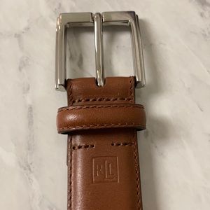 Ralph Lauren Tan Belt Genuine Leather 36”